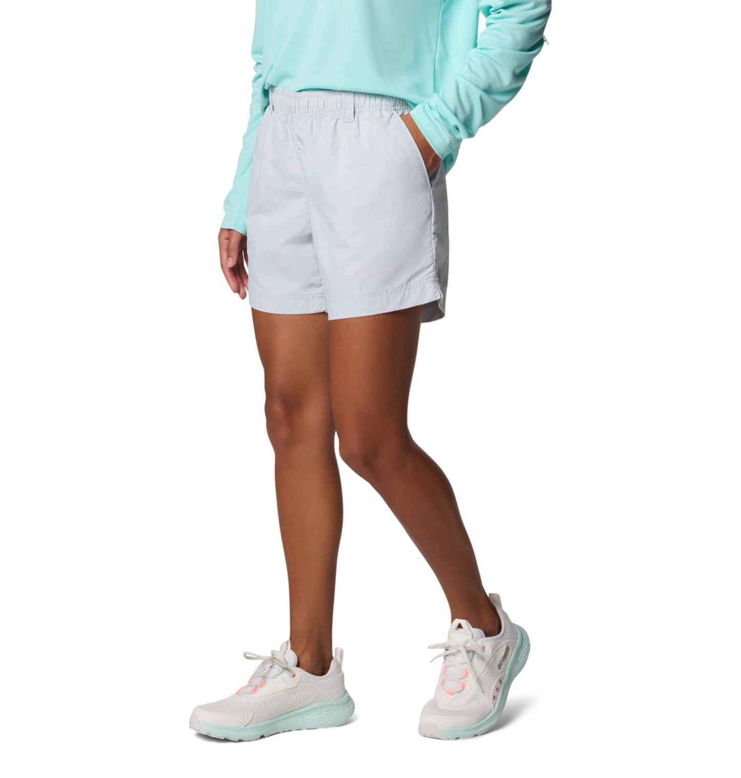 Columbia Women Grey Omni-Shade W Backcast II Short