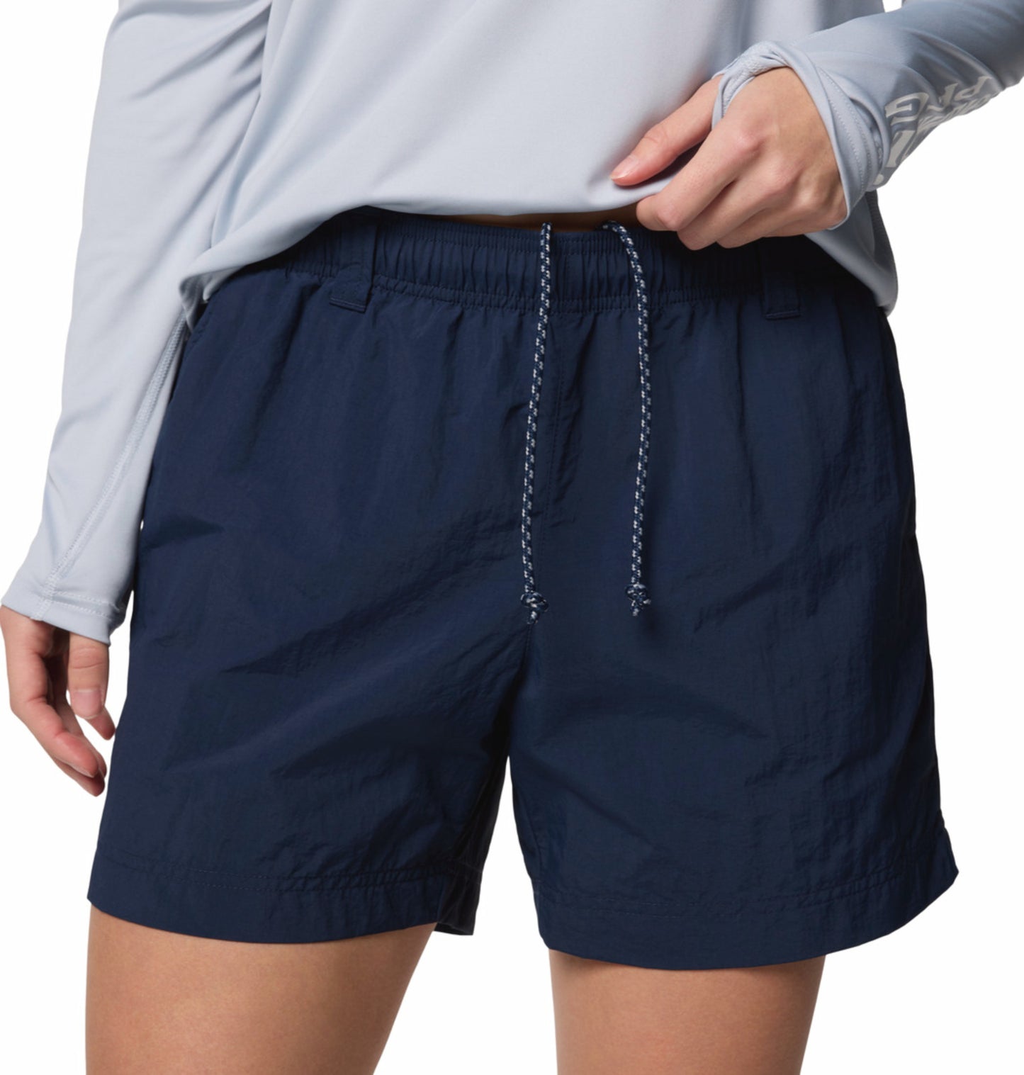 Columbia Women Navy Blue Omni-Shade W Backcast II Short