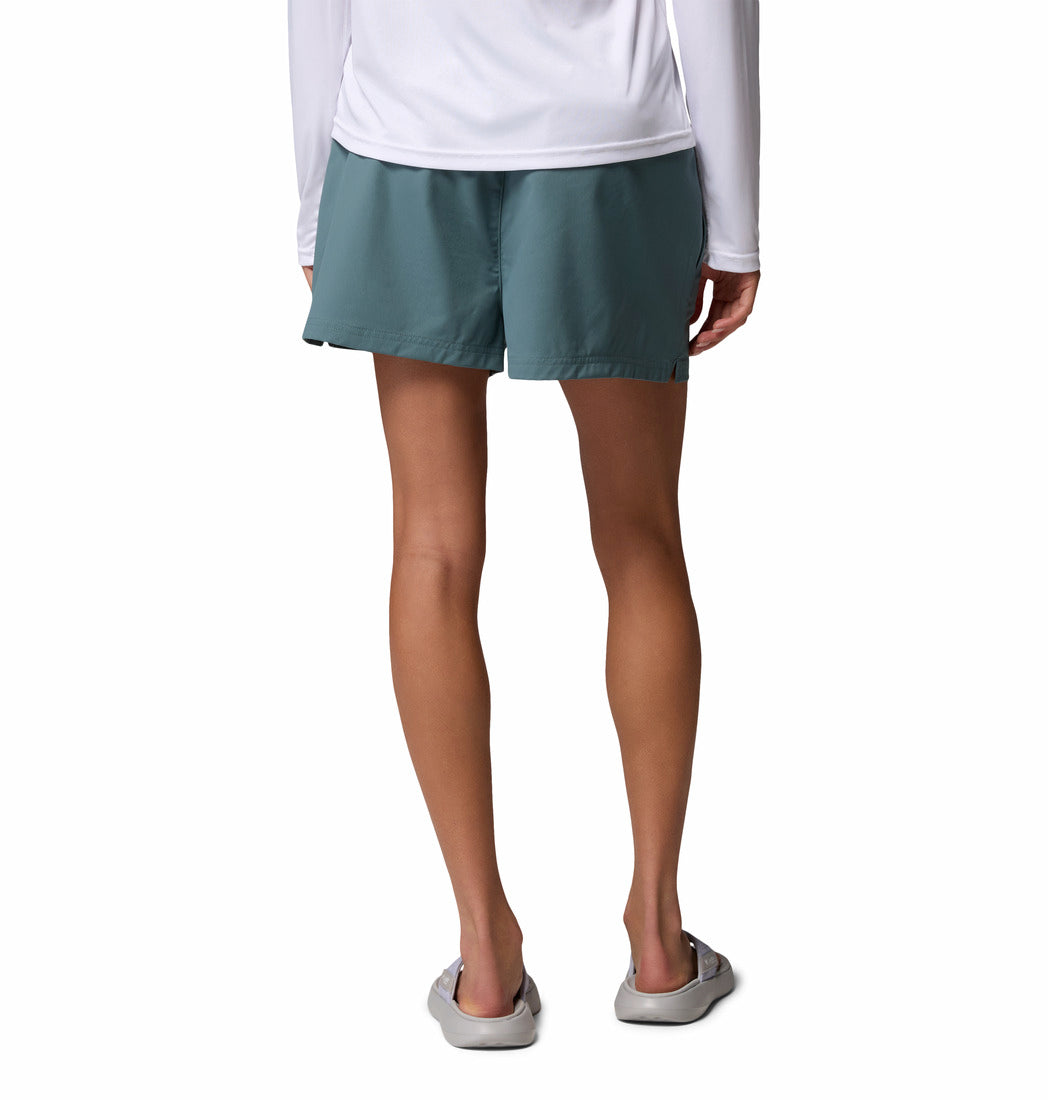 Columbia Women Green Omni-Shade Rugged Water Shorts