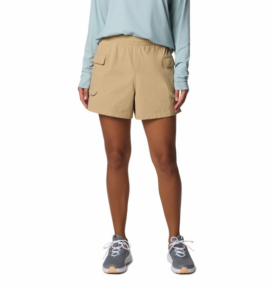 Columbia Women Brown Omni-Shade Wild Cast Short