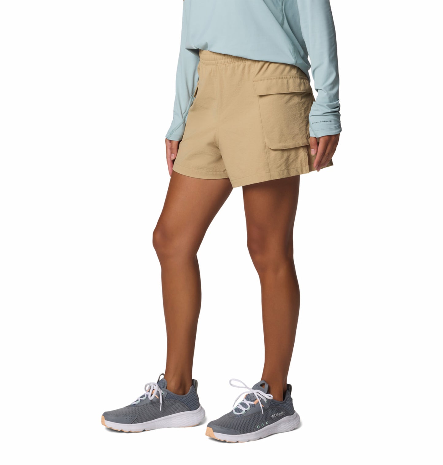 Columbia Women Brown Omni-Shade Wild Cast Short