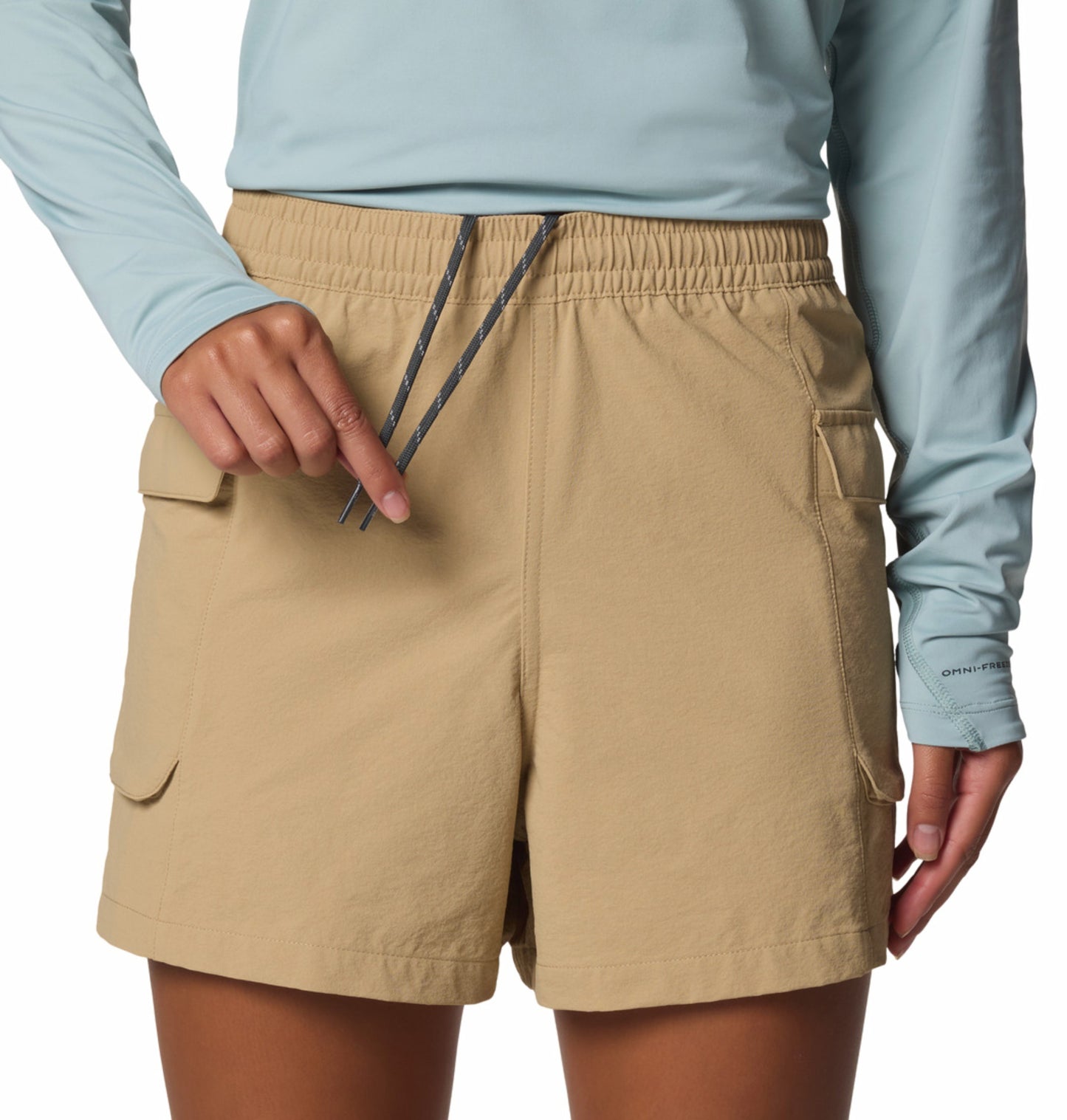 Columbia Women Brown Omni-Shade Wild Cast Short