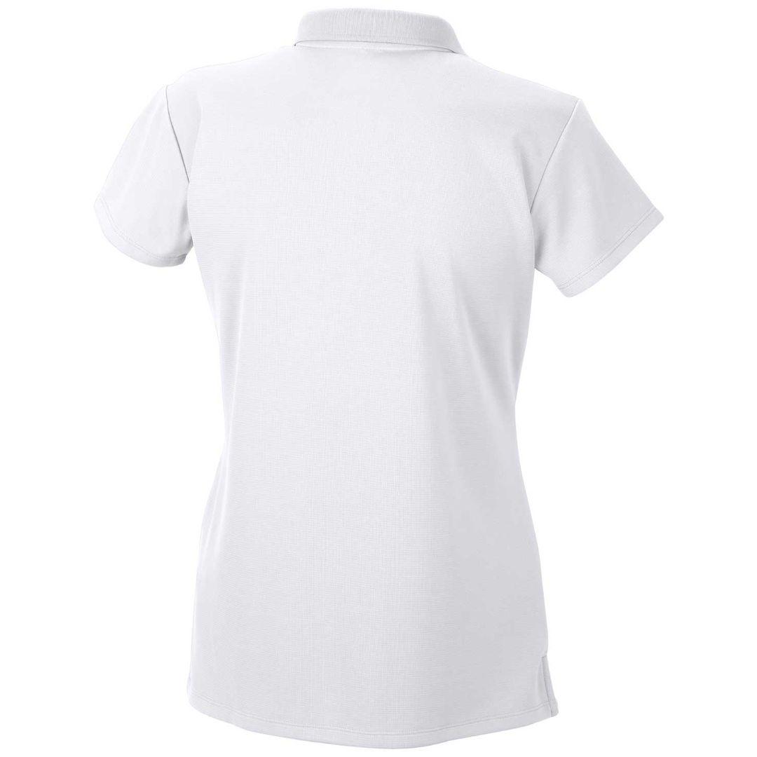 Columbia Women White Innisfree SS Polo T-Shirt