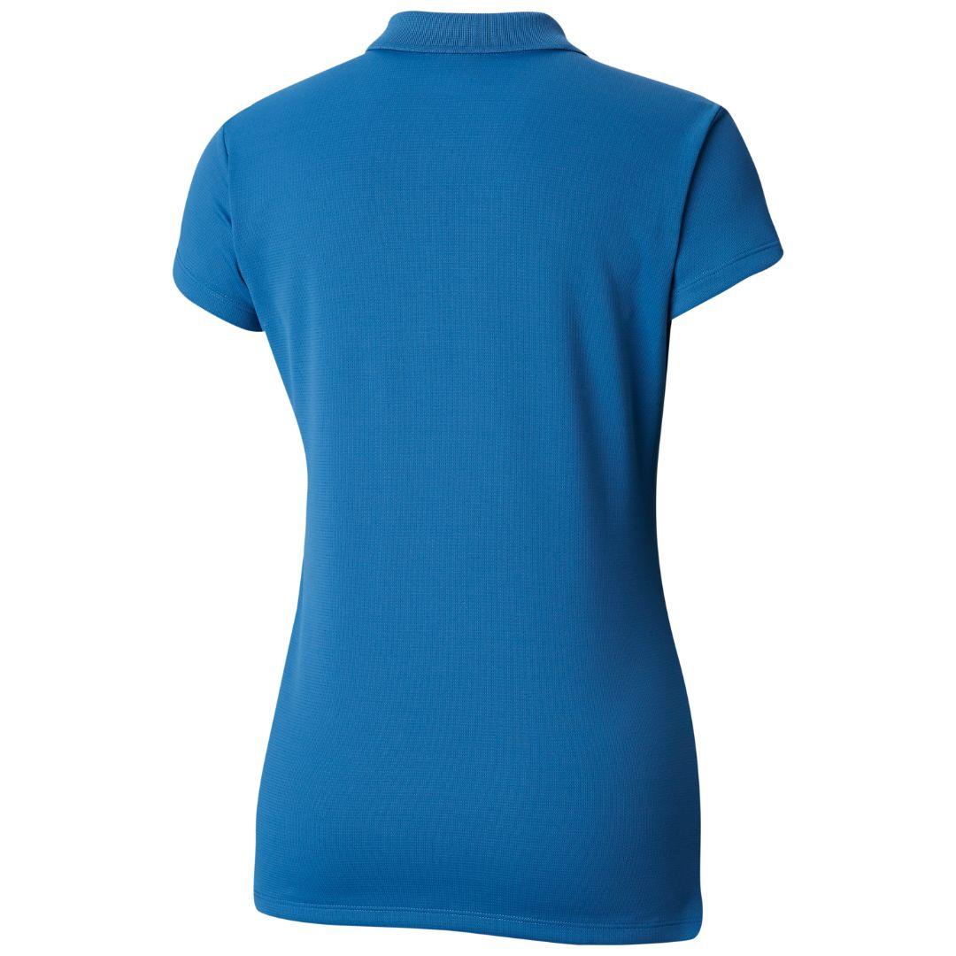 Columbia Women Blue Innisfree SS Polo (Sun Protection)