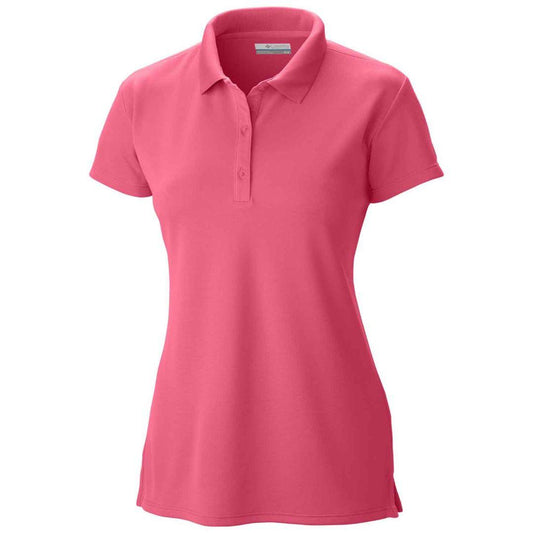 Columbia Women Blue Innisfree SS Polo T-Shirt