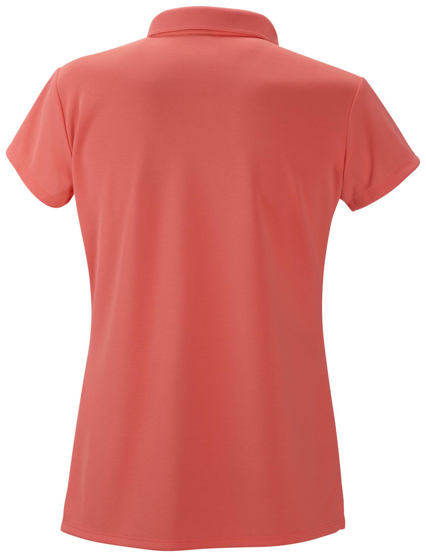 Columbia Women Red Innisfree SS Polo T-Shirt