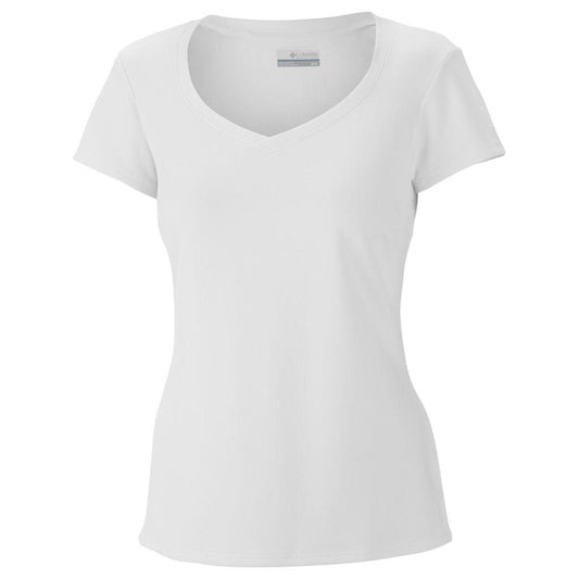 Columbia Women White Innisfree Short Sleeve T-Shirt