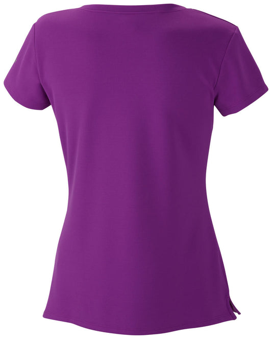 Columbia Women Purple Innisfree Short Sleeve T-Shirt