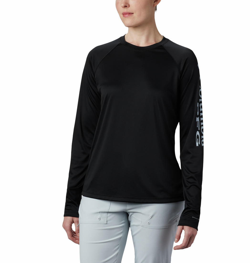 Columbia Womens Black Tidal Tee II Long Sleeve