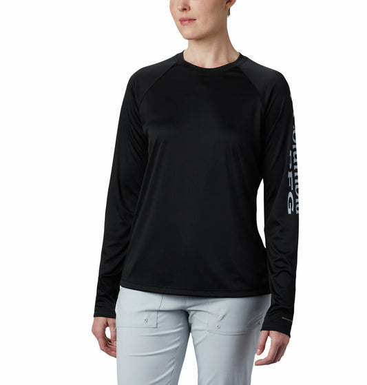 Columbia Womens Black Tidal Tee II Long Sleeve