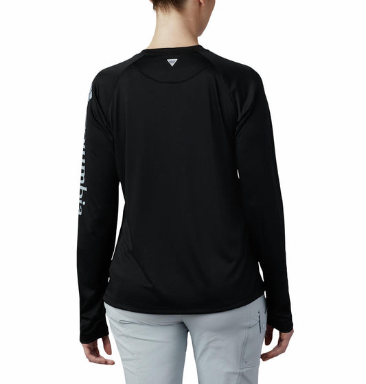 Columbia Womens Black Tidal Tee II Long Sleeve