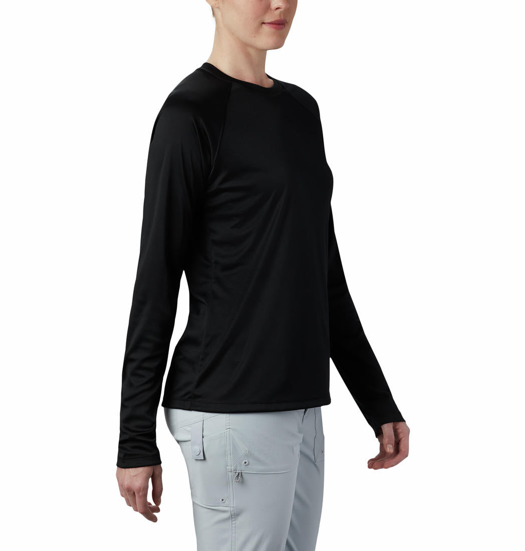 Columbia Womens Black Tidal Tee II Long Sleeve