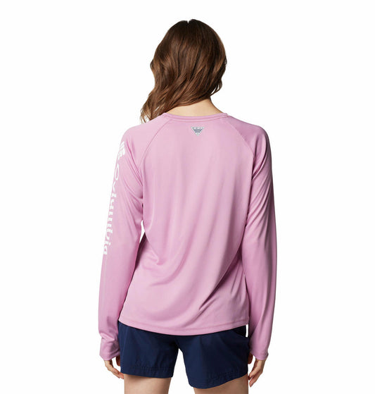 Columbia Womens Purple Tidal Tee II Long Sleeve