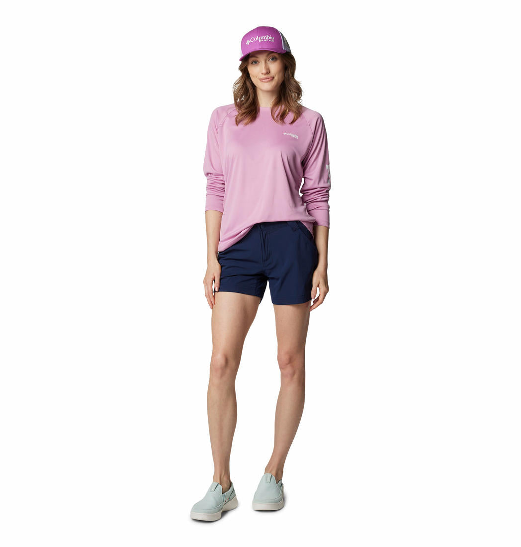 Columbia Womens Purple Tidal Tee II Long Sleeve