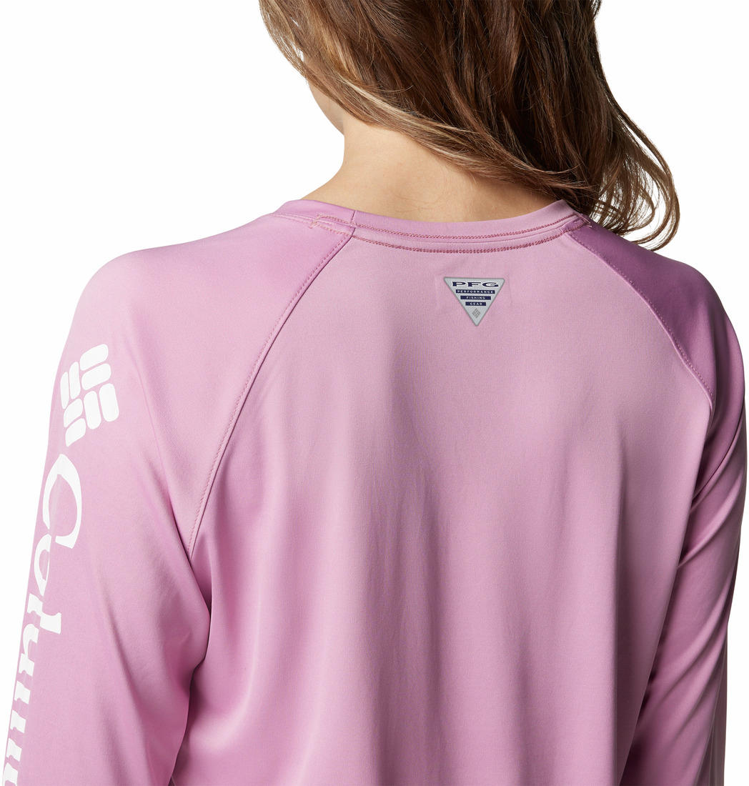 Columbia Womens Purple Tidal Tee II Long Sleeve