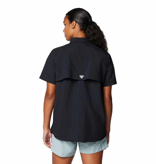 Columbia Womens Black Womens Bahama II SS