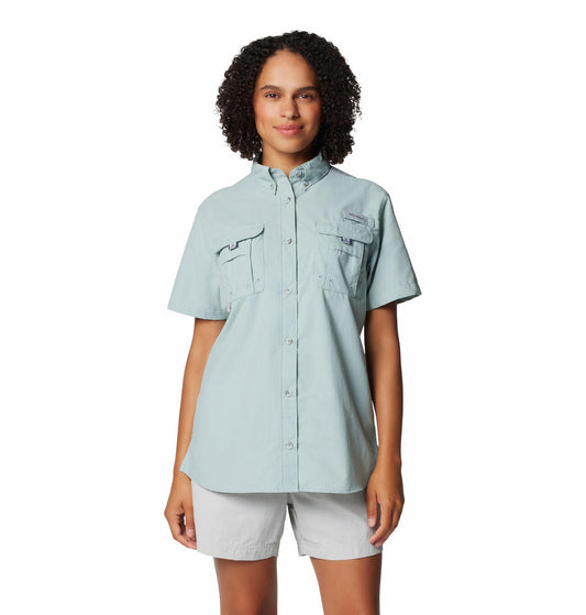 Columbia Womens Blue Womens Bahama II SS