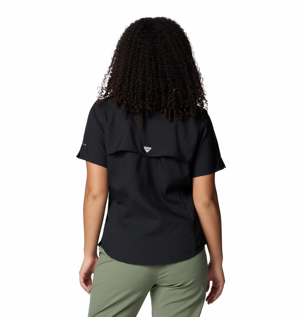 Columbia Womens Black Womens Tamiami II Short Sleeve Shirt