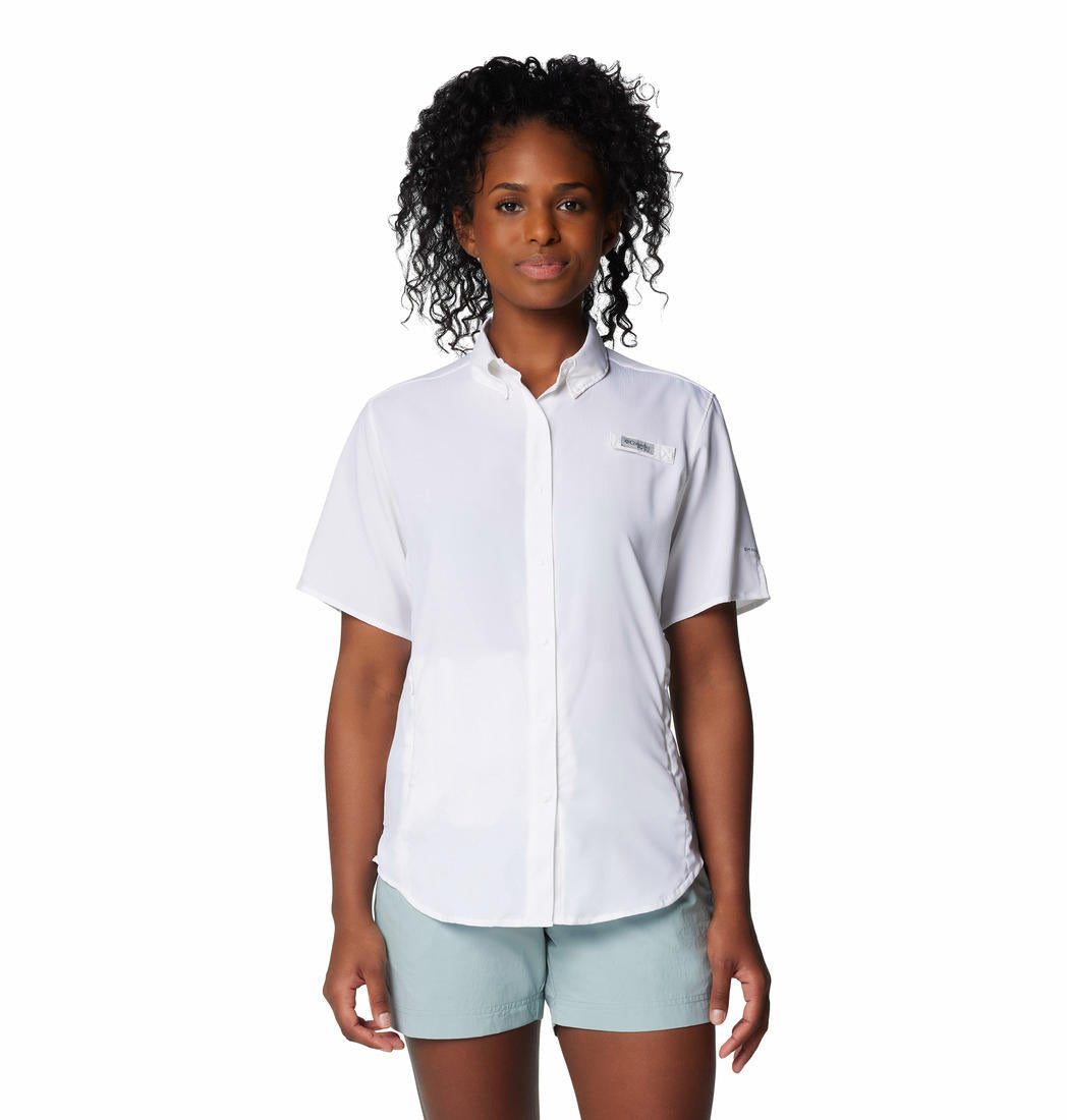 Columbia Womens White Womens Tamiami II Short Sleeve Shirt