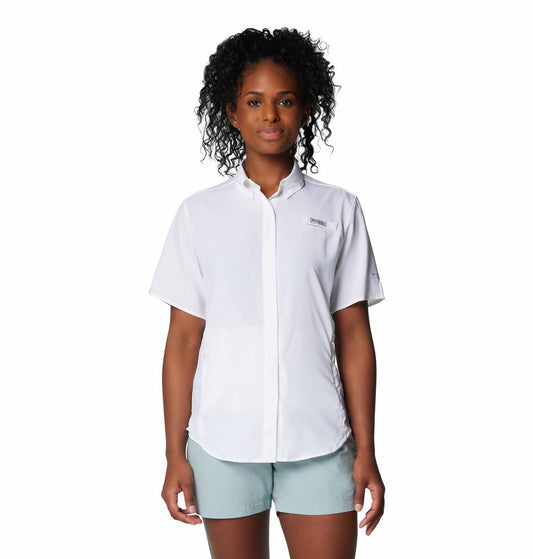 Columbia Womens White Womens Tamiami II Short Sleeve Shirt