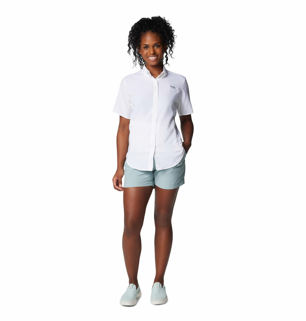 Columbia Womens White Womens Tamiami II Short Sleeve Shirt