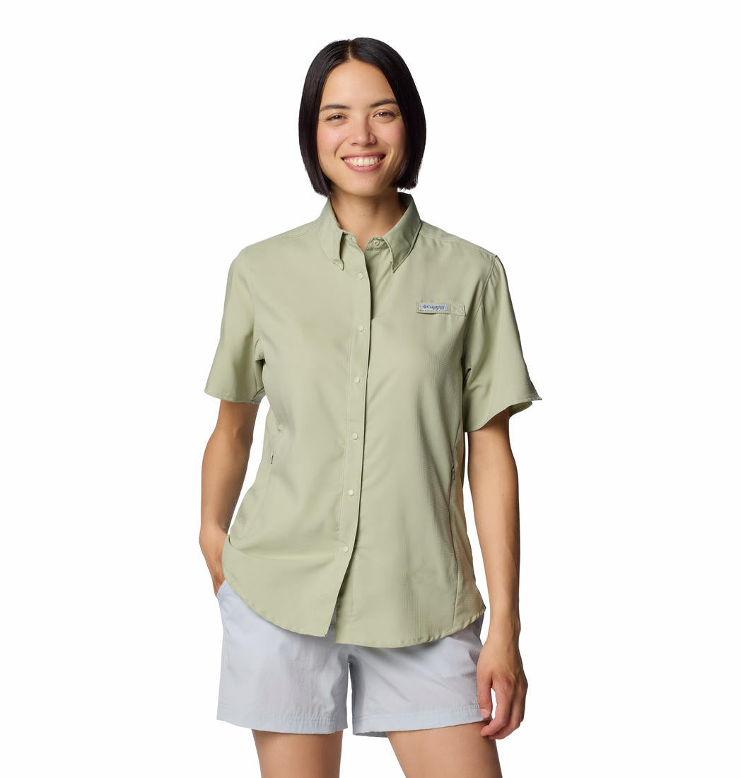 Columbia Womens Green Womens Tamiami II Short Sleeve Shirt