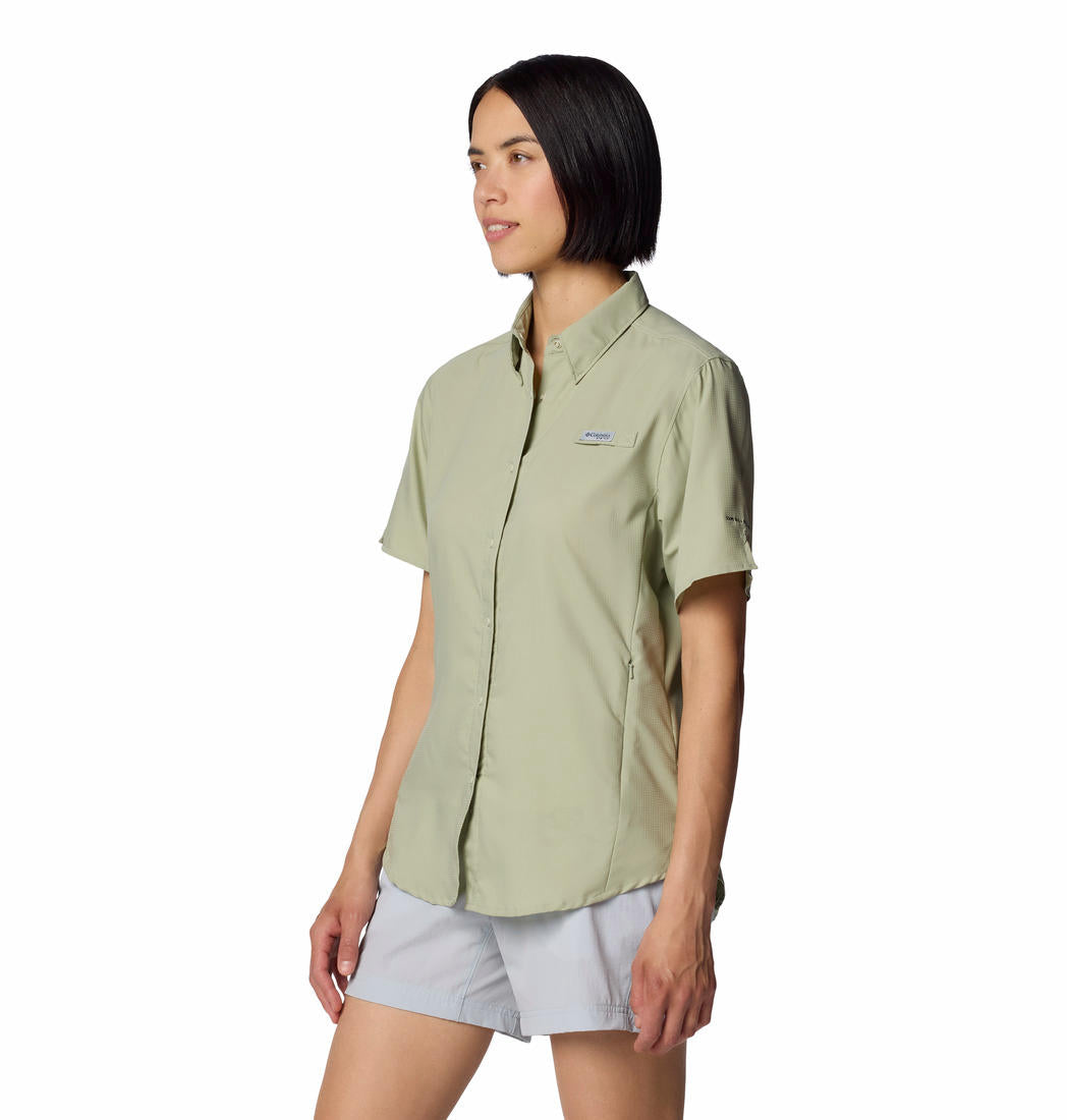 Columbia Womens Green Womens Tamiami II Short Sleeve Shirt