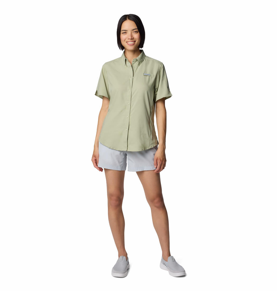 Columbia Womens Green Womens Tamiami II Short Sleeve Shirt