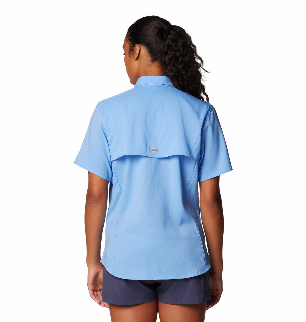 Columbia Womens Blue Womens Tamiami II Short Sleeve Shirt