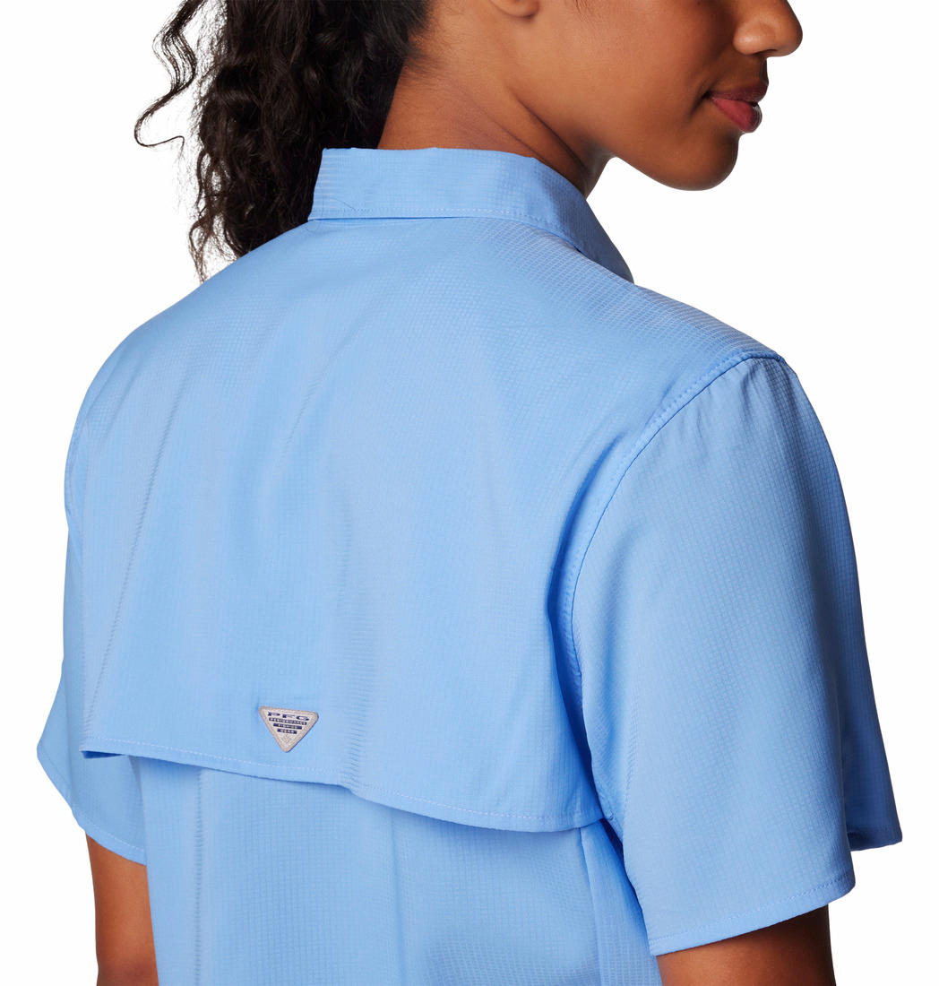 Columbia Womens Blue Womens Tamiami II Short Sleeve Shirt