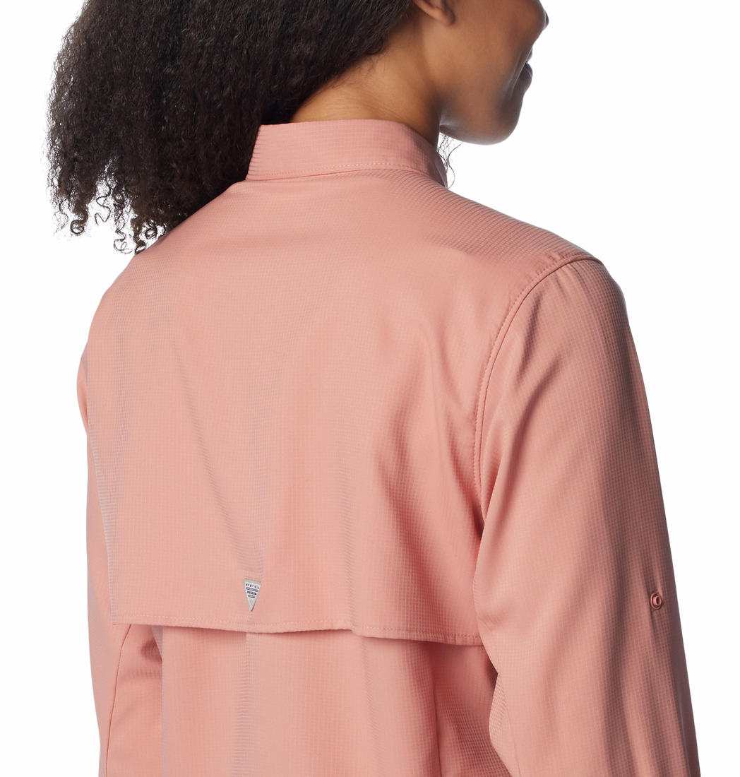 Columbia Women Red Womens Tamiami II LS Shirt