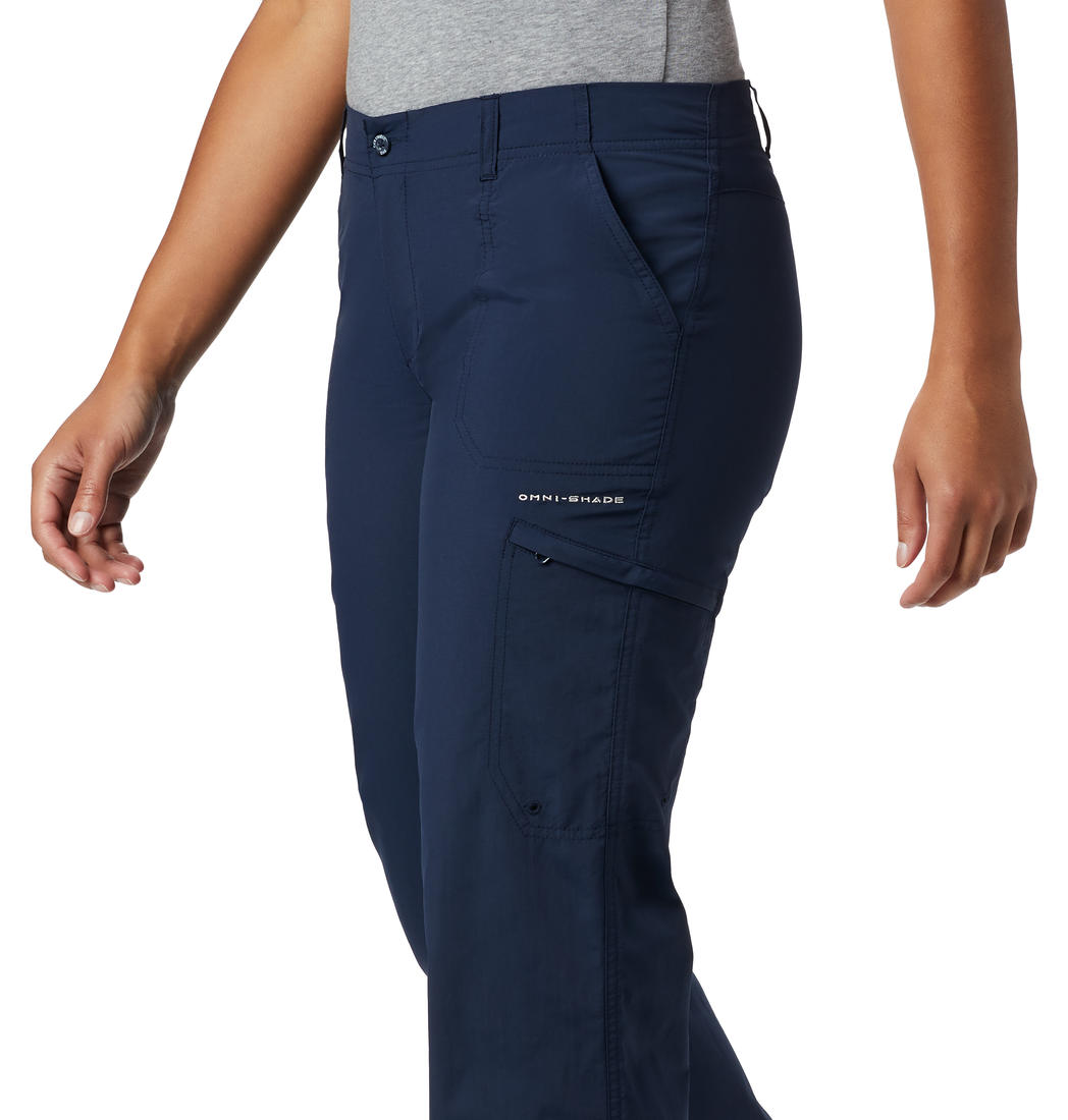 Columbia Women Blue Omni-Wick Aruba Roll Up Pant