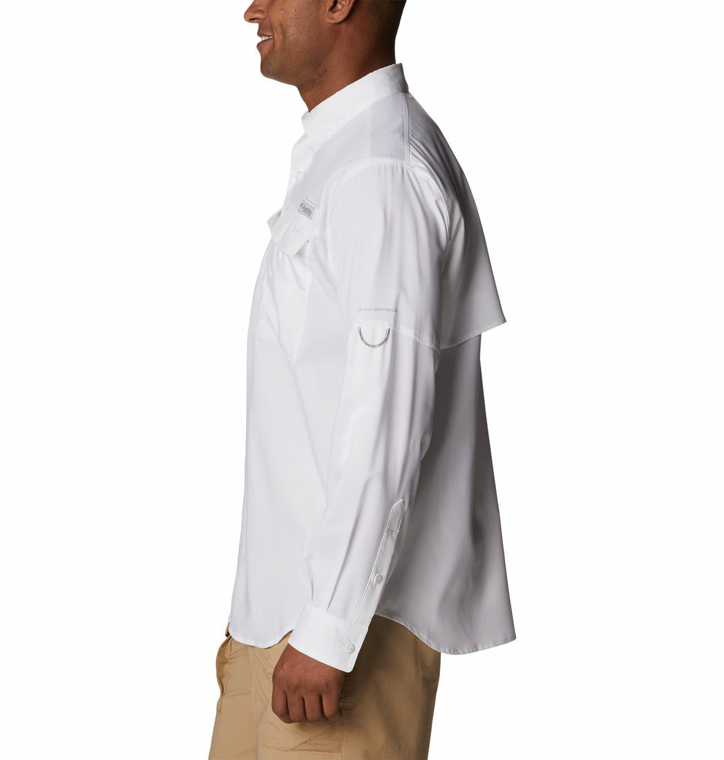 Columbia Men White Columbia Men Blood and Guts IV Woven Long Sleeve Shirt