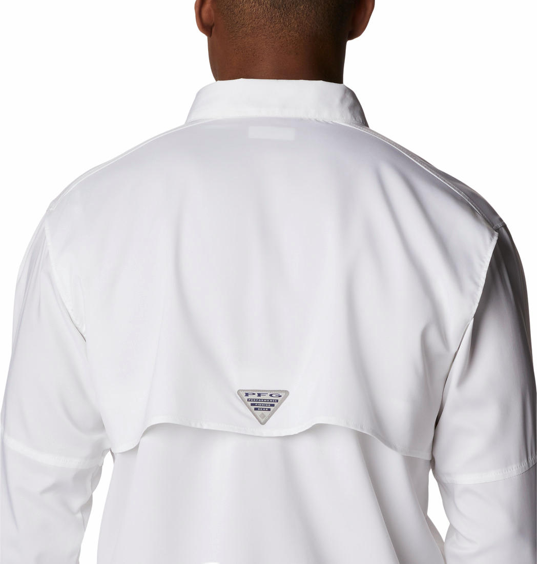 Columbia Men White Columbia Men Blood and Guts IV Woven Long Sleeve Shirt