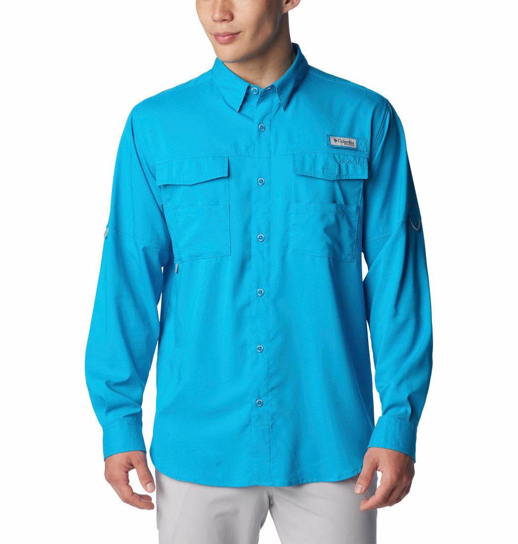 Columbia Men Blue Blood and Guts IV Woven LS
