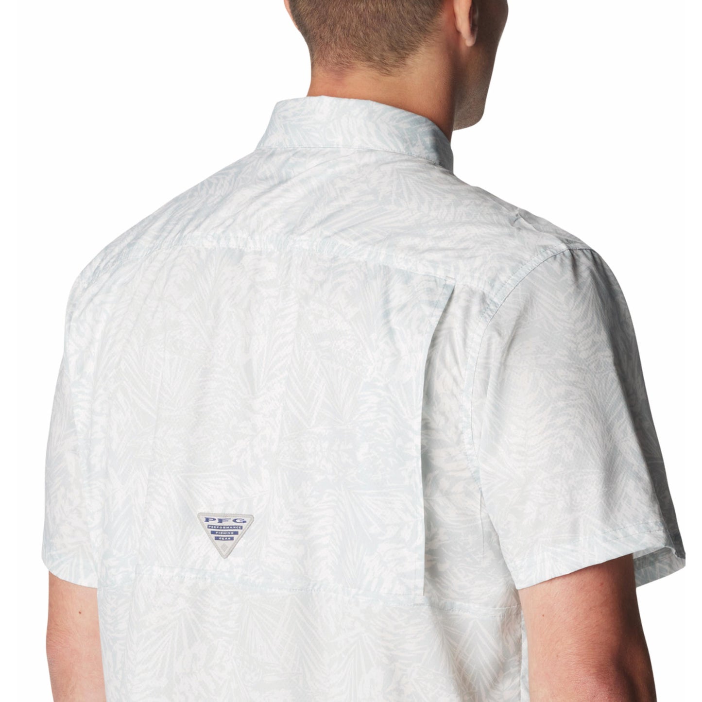 Columbia Mens Black Super Slack Tide Camp Shirt