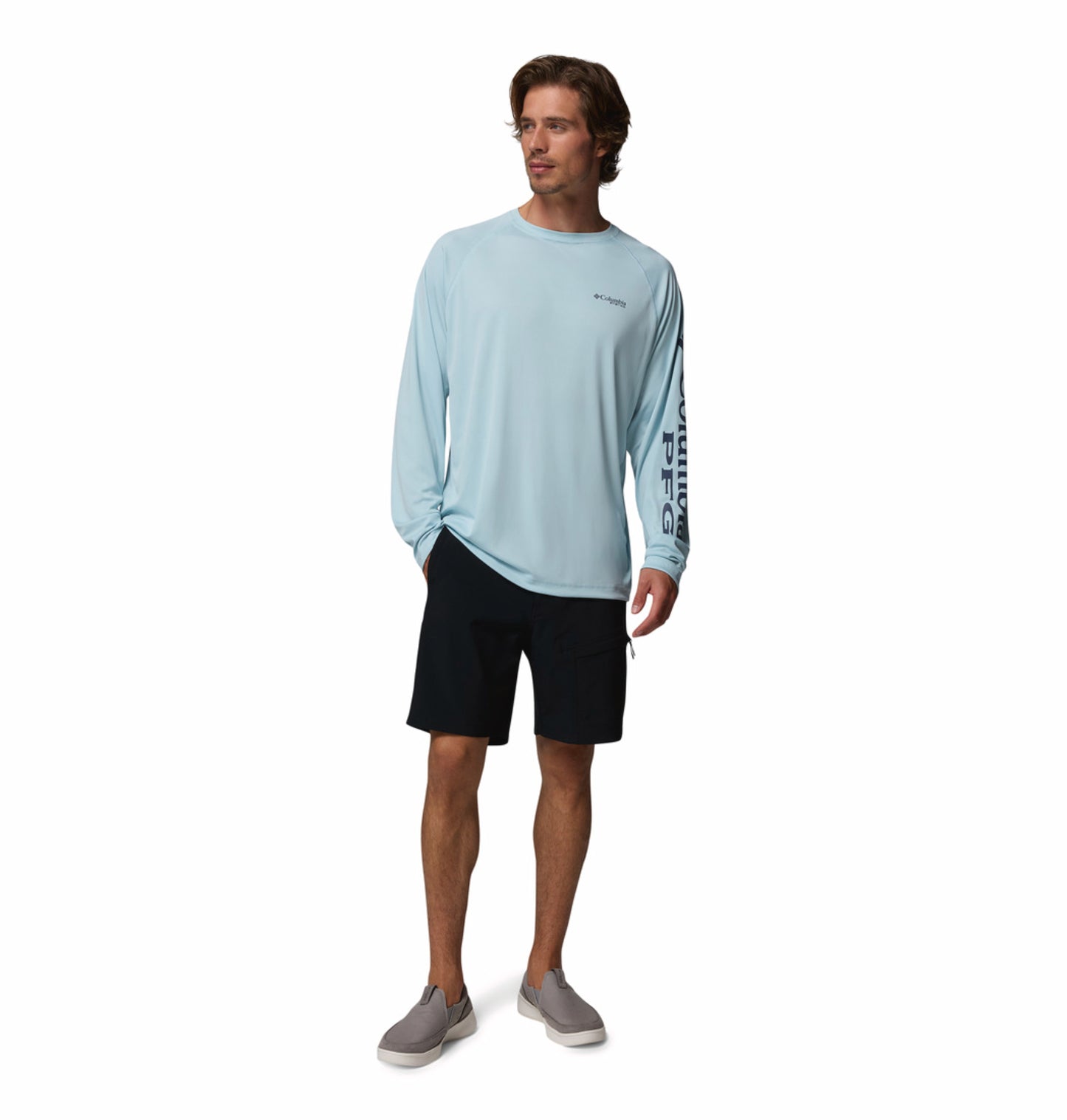 Columbia Men’s Omni-Shade Terminal Tackle III Black Shorts