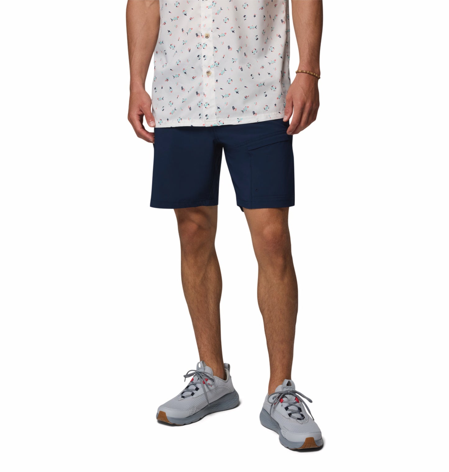 Columbia Men’s Navy Blue Omni-Shade Terminal Tackle III Outdoor Shorts