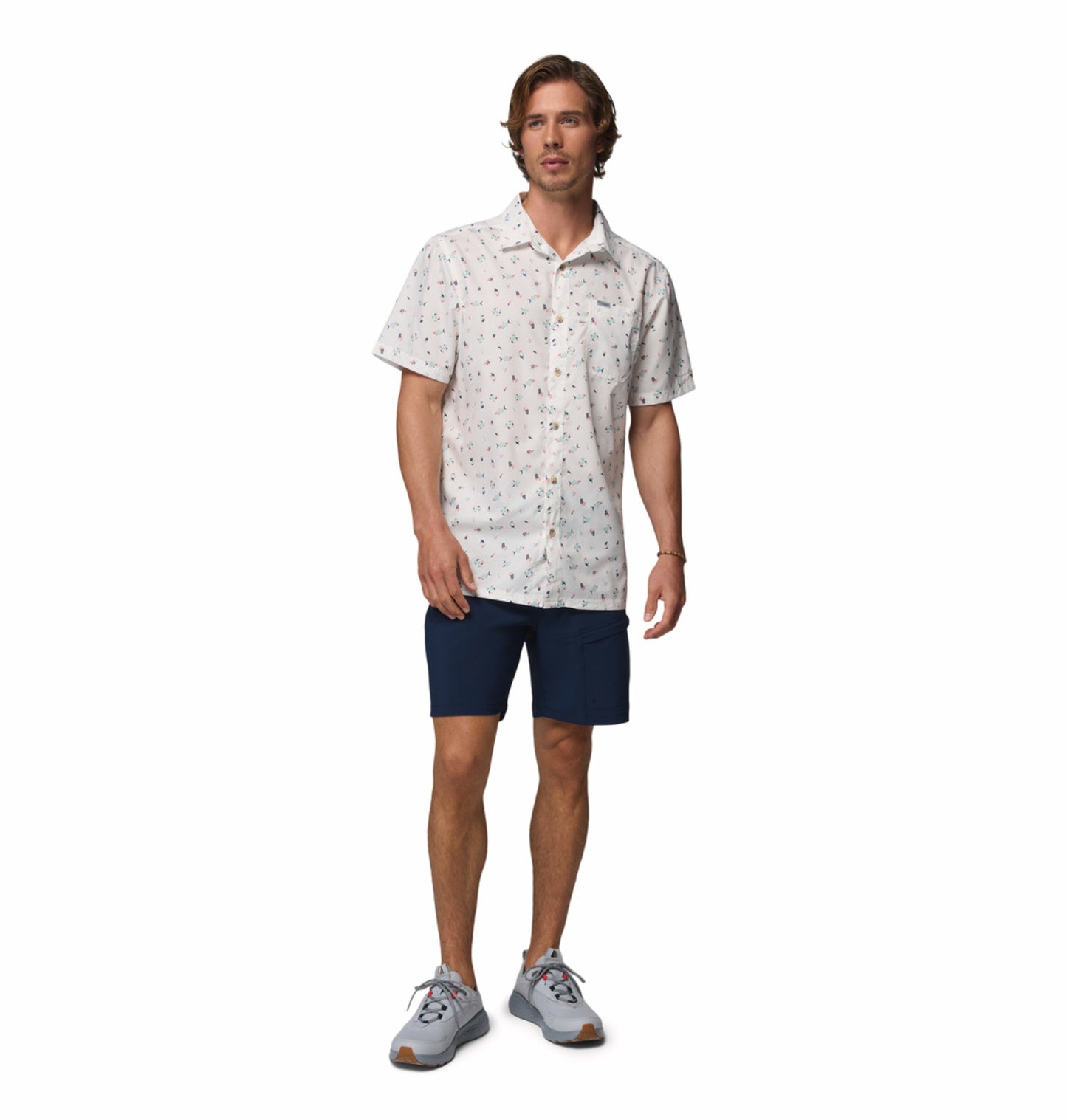 Columbia Men’s Navy Blue Omni-Shade Terminal Tackle III Outdoor Shorts