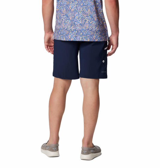 Columbia Mens Blue Omni Shade Terminal Tackle II Short