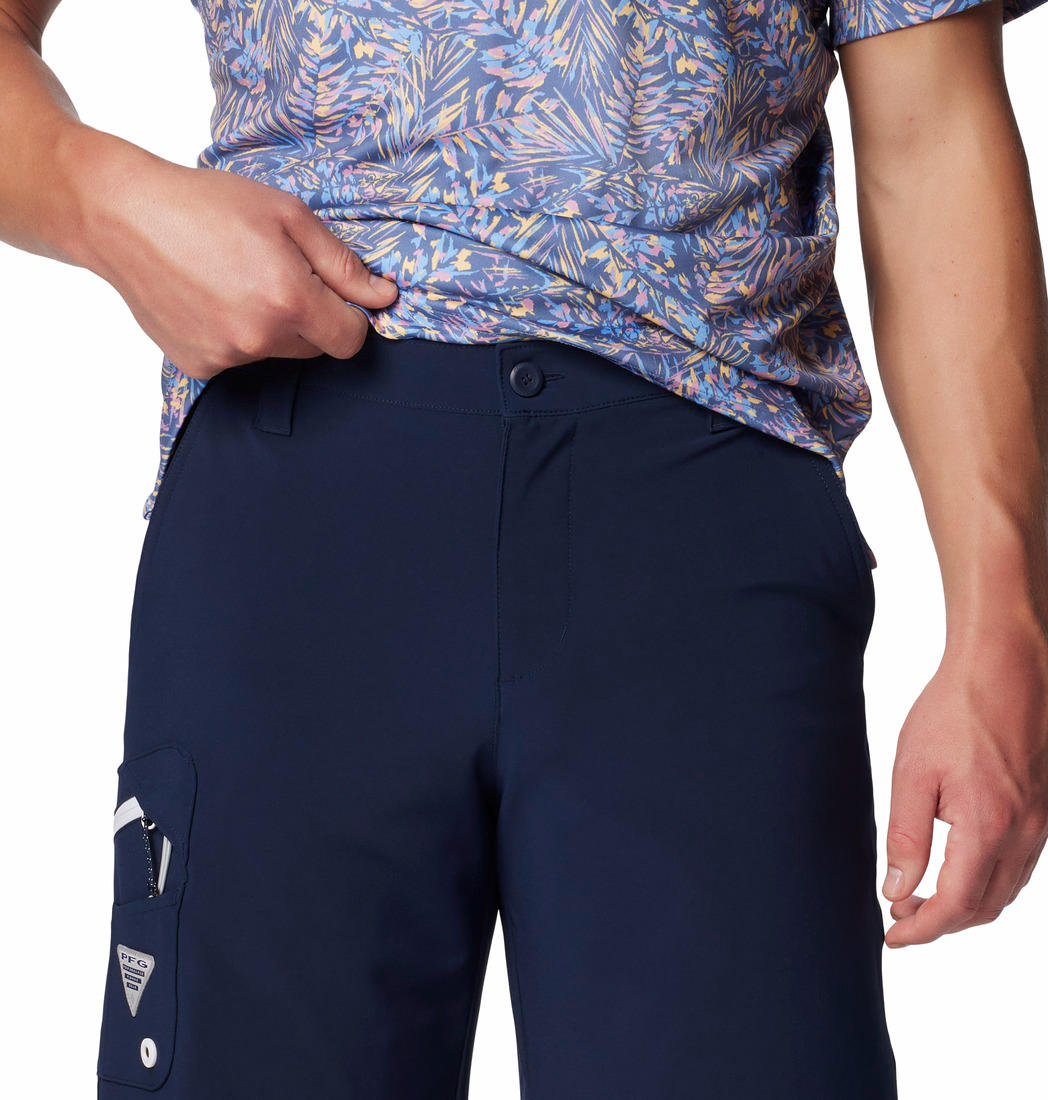 Columbia Mens Blue Omni Shade Terminal Tackle II Short
