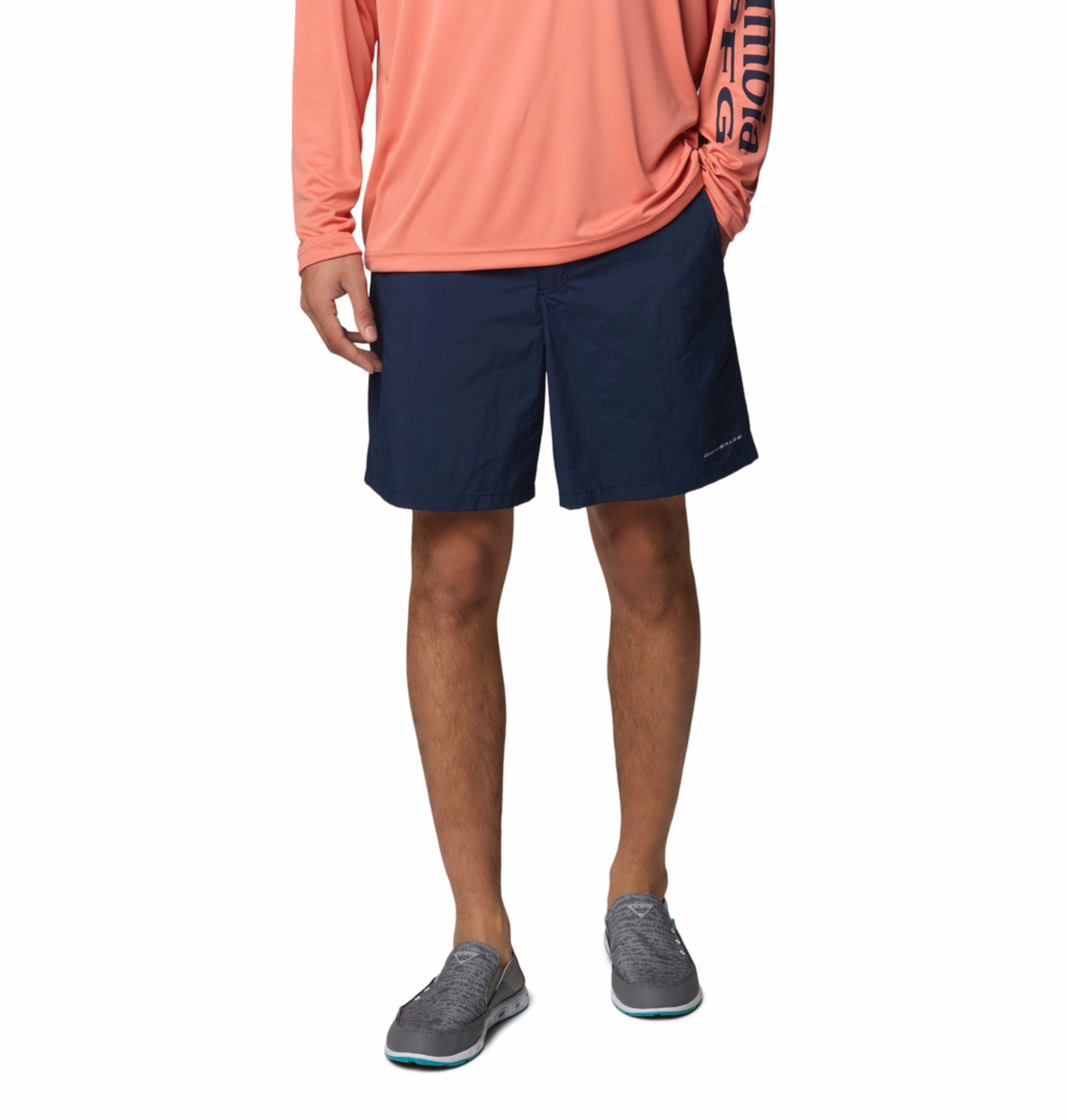 men blue omni shade backcast iv water shorts