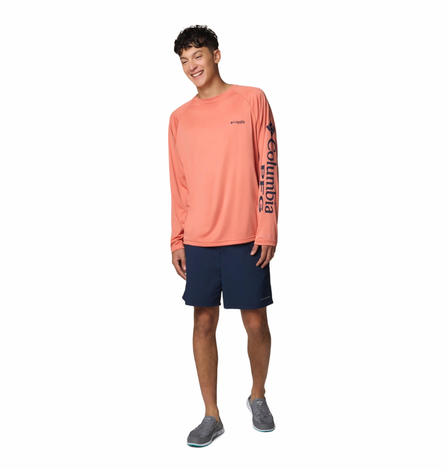 men blue omni shade backcast iv water shorts
