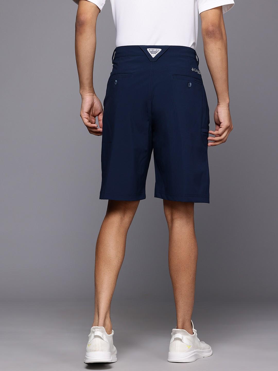 Columbia Mens Blue Omni Shield Grander Marlin III Offshore Short