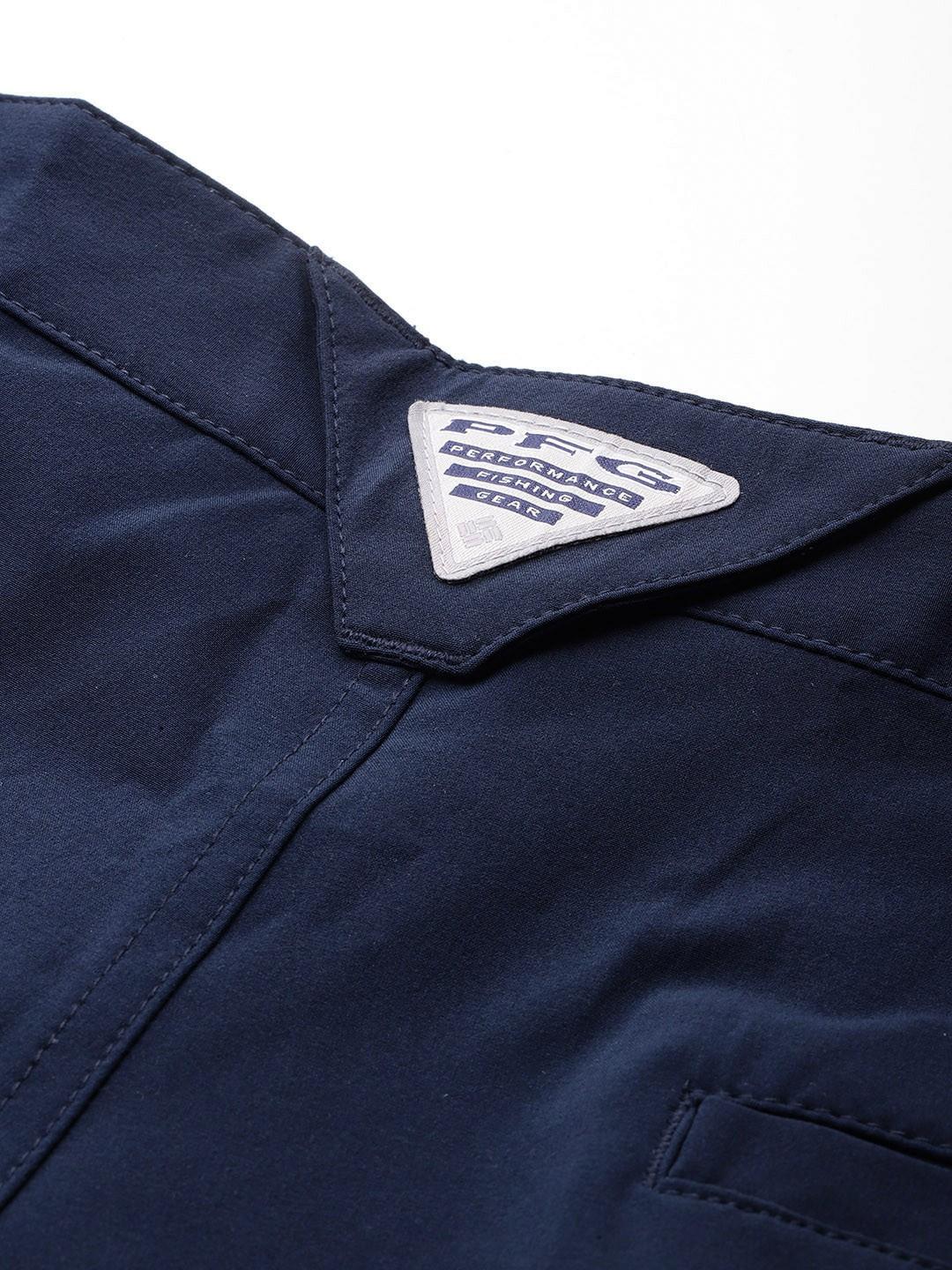 Columbia Mens Blue Omni Shield Grander Marlin III Offshore Short