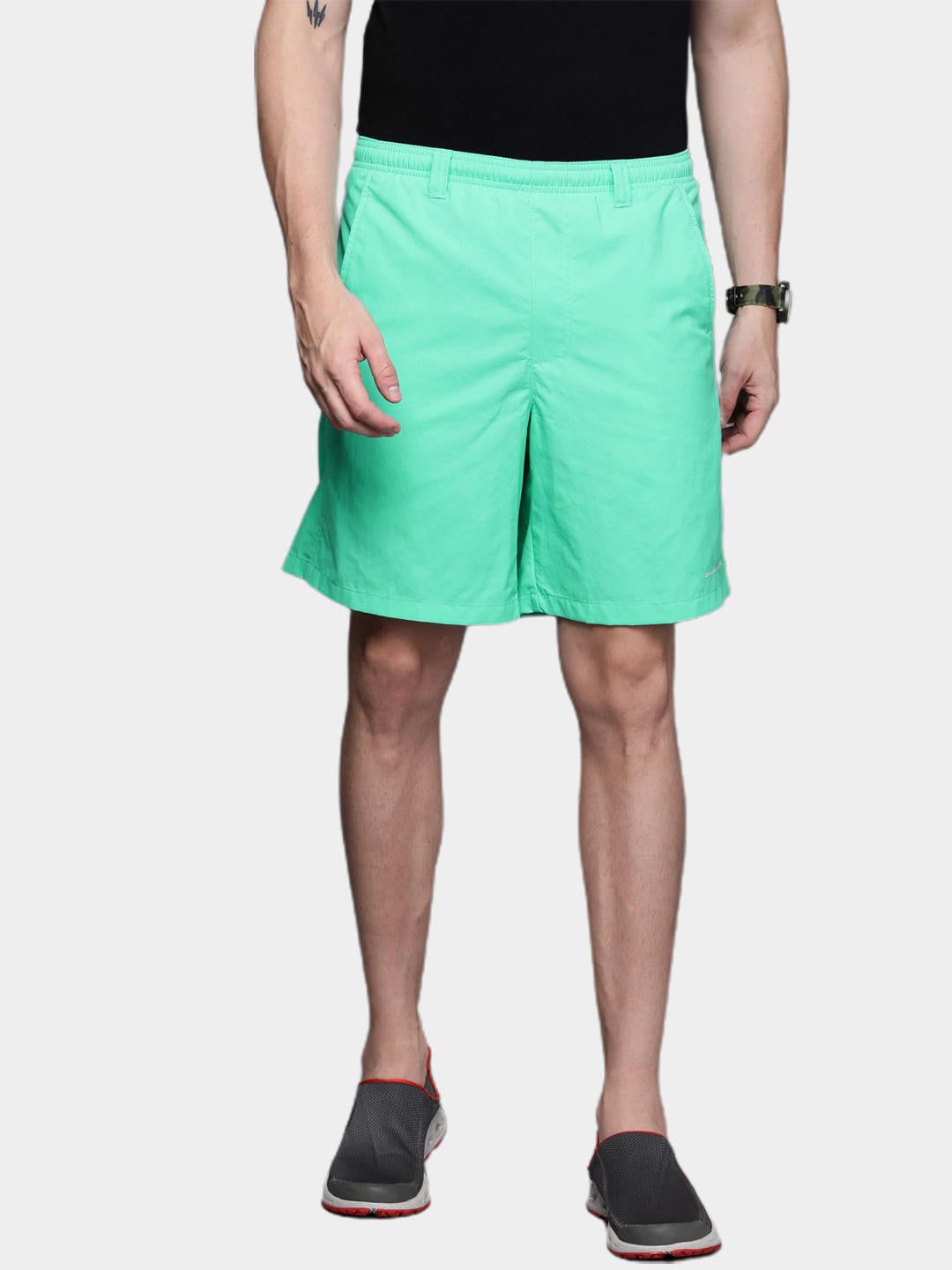 Columbia Men Green Backcast III Water Shorts