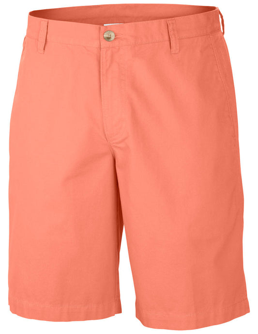 Columbia Men Orange Sun Protection Bonehead Shorts