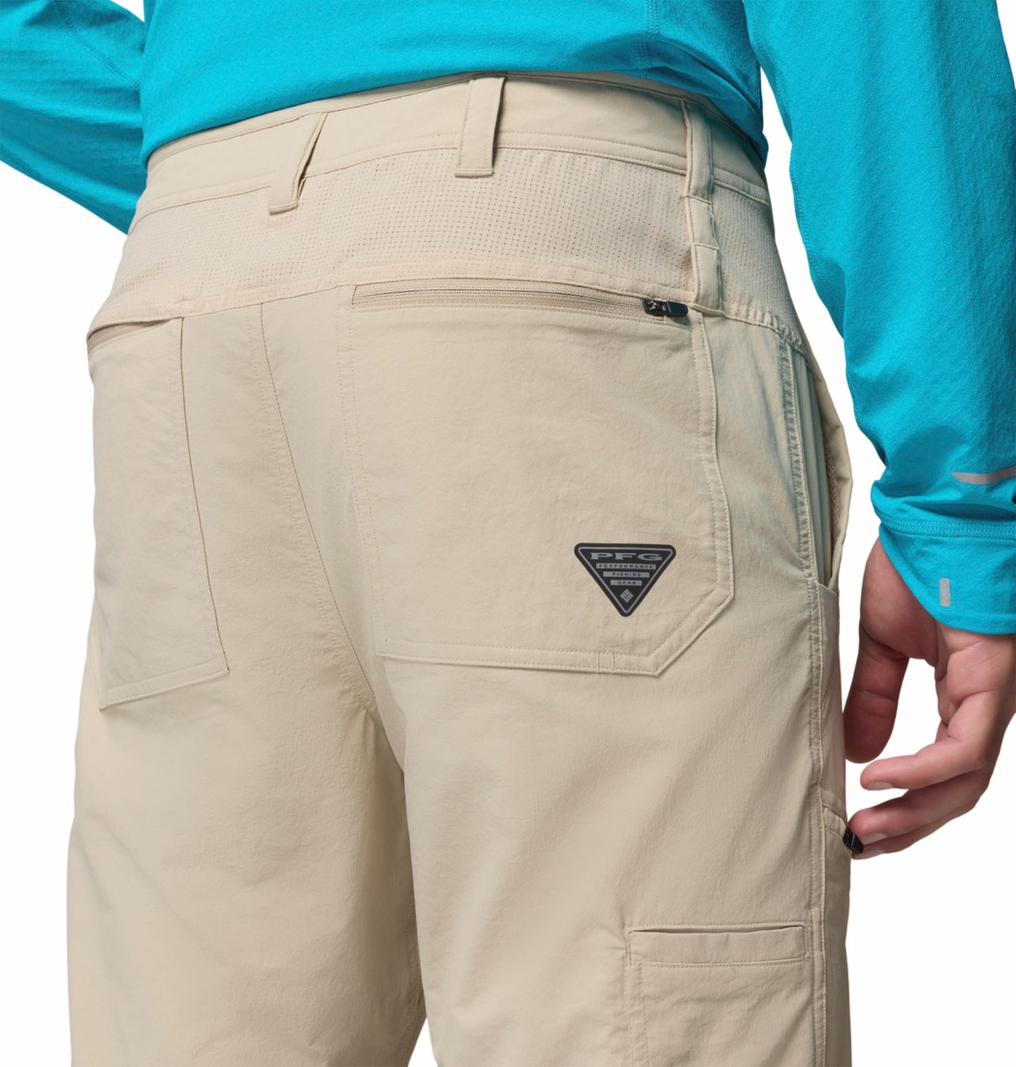 Columbia Men Beige Omni-Freeze PFG Pro Guide Technical Pant