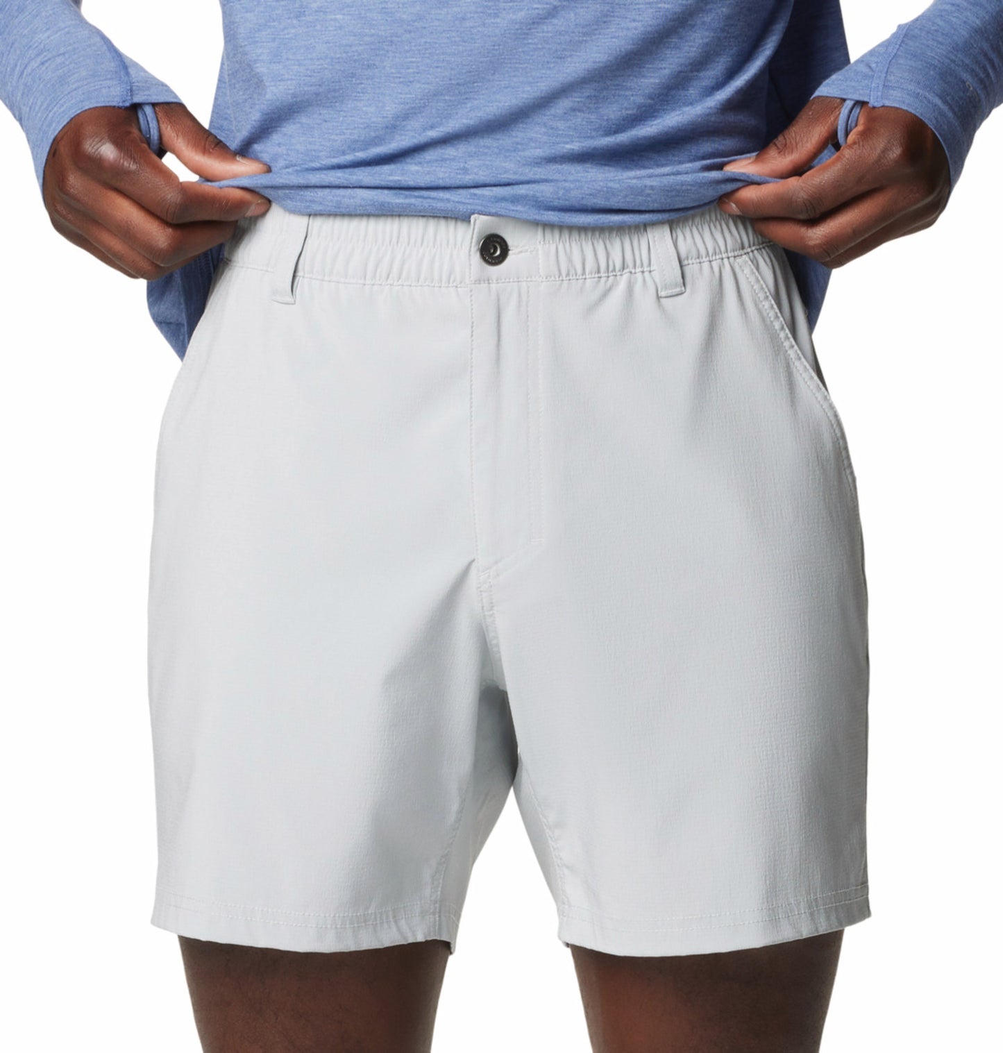 Columbia Men Light Grey Omni-Shade PFG Uncharted Short