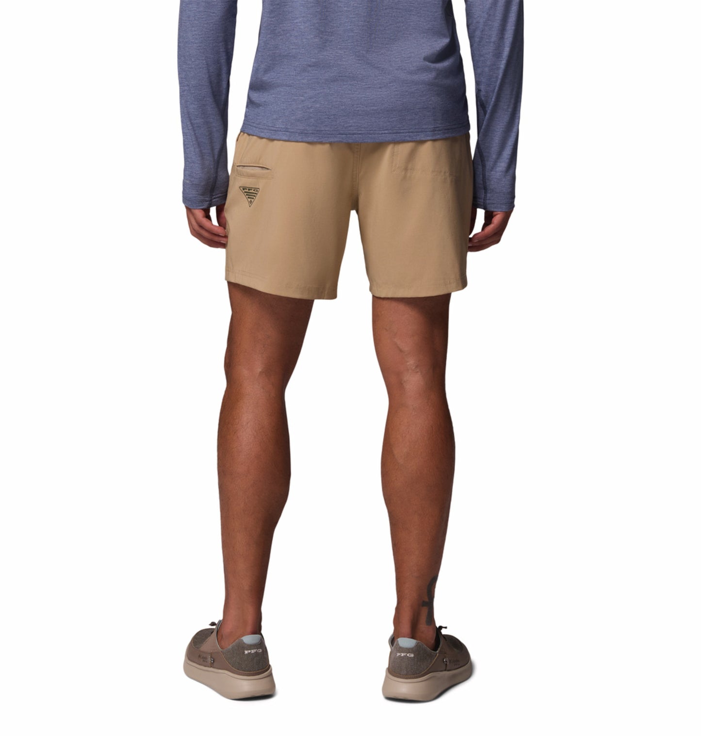 Columbia Men Brown Omni-Shade PFG Uncharted Short